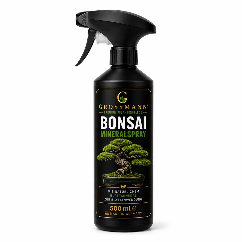 Bonsai Mineralspray 500 ml – Milde Blattpflege für feines Blattwerk & gesunden Seidenglanz | Grossmann Pflanzenpflege
