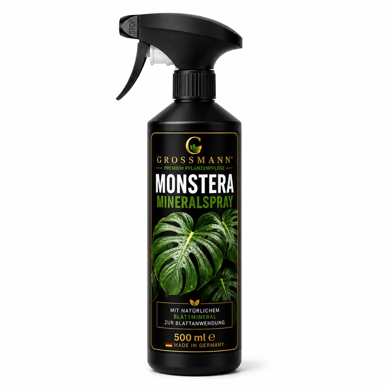 Monstera Mineralspray 500 ml – Blattpflege für große Fensterblätter & satten Grün-Glanz | Grossmann Pflanzenpflege