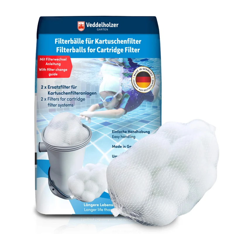 Pool Ersatzfilter Kartusche – 2er Set, wiederverwendbar