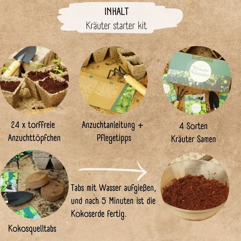 Bio Kräuter Anzuchtset