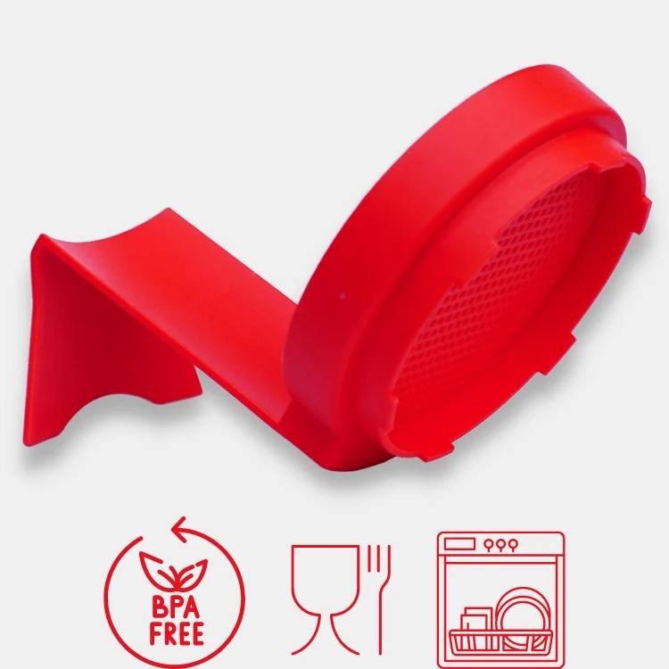 Sprossendeckel rot