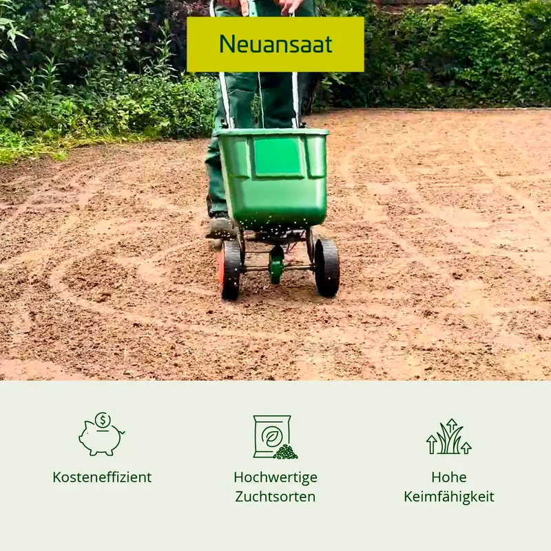 Rasensaat Sonnen- und Halbschattenrasen Premium "Supra"