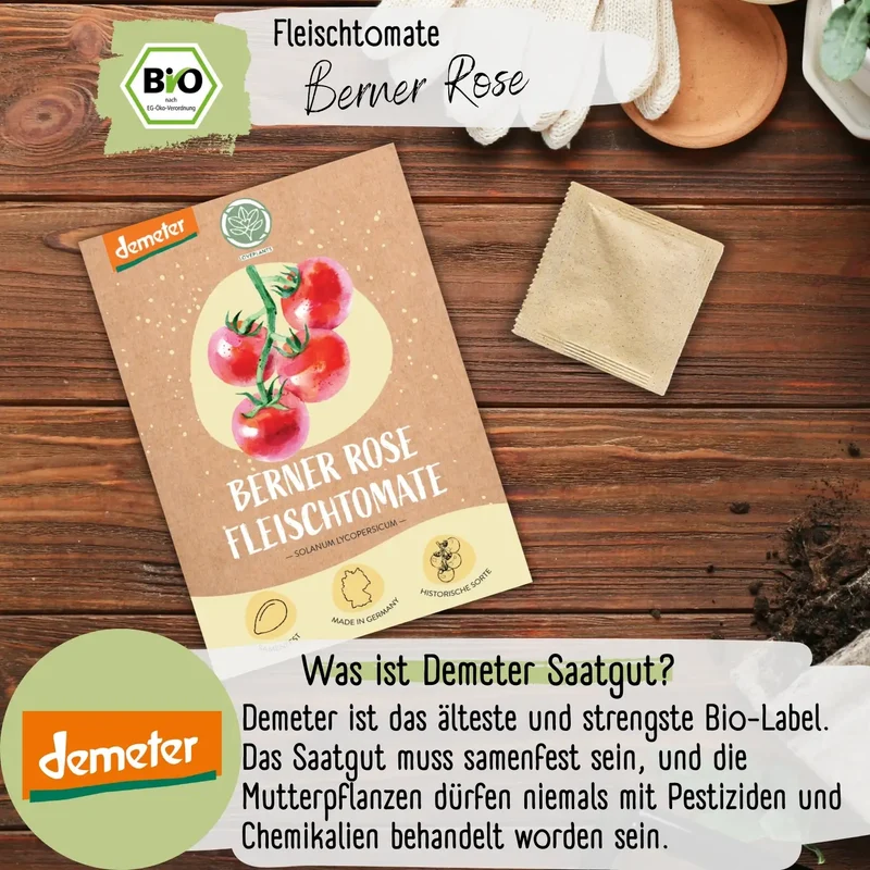 Demeter Berner Rose Tomaten Samen