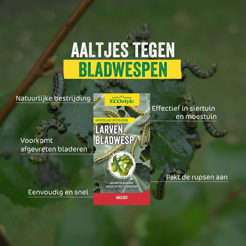 Aaltjes tegen larven bladwesp