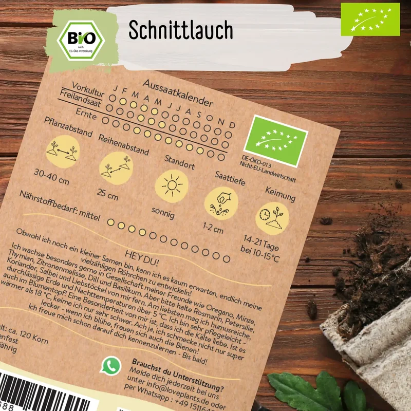 Bio Schnittlauch Samen