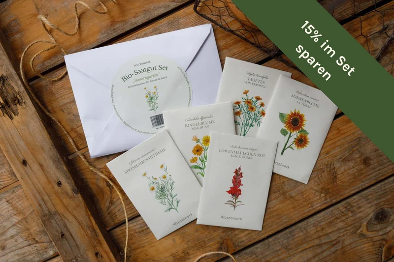Bio-Saatgut Set 'Bauerngarten'