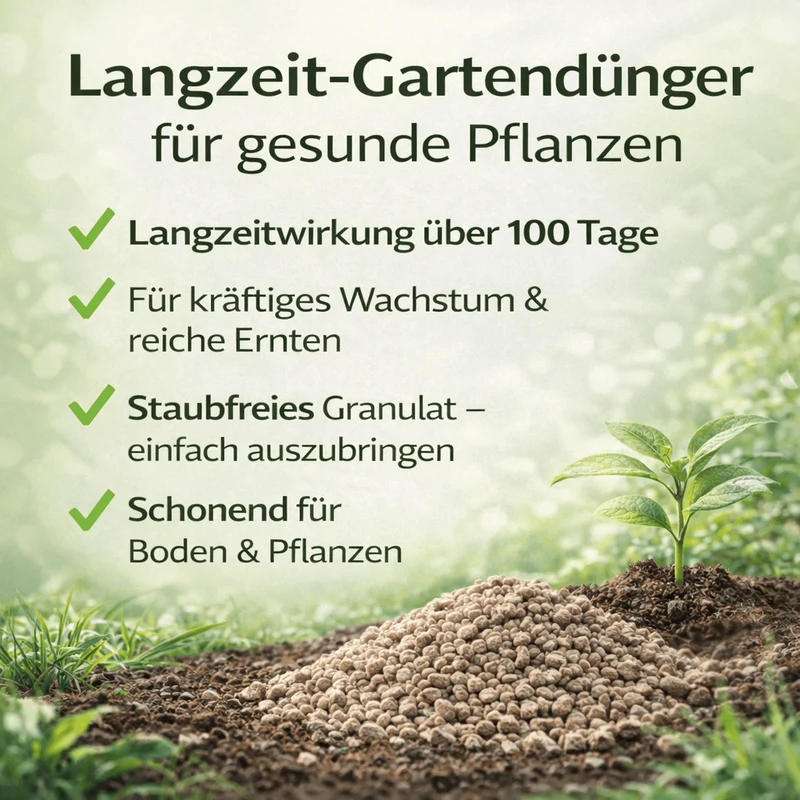 Aronia Dünger Langzeitwirkung | Flora Boost PRO NPK 7-4-6 für optimale Pflanzenpflege