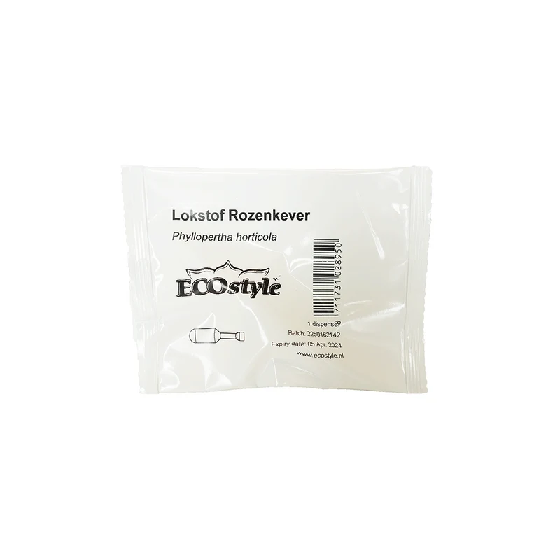 Feromooncapsule voor rozenkeverval