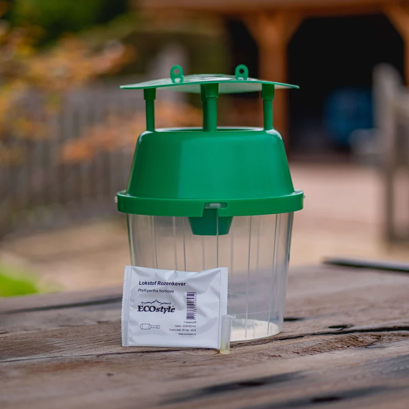 Feromooncapsule voor rozenkeverval