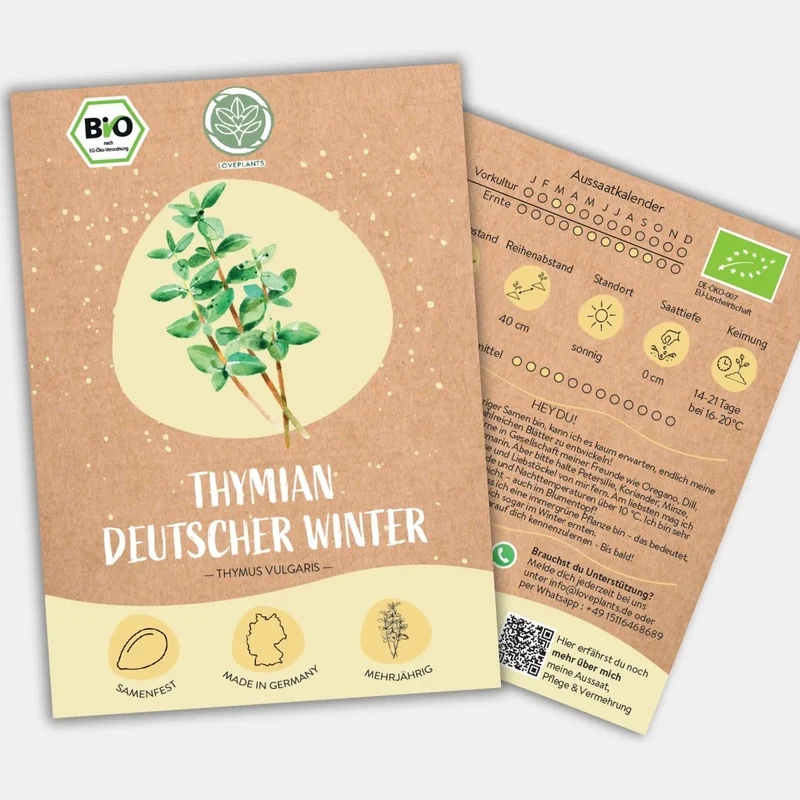 Bio Thymian Samen
