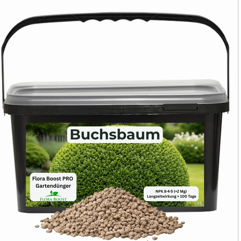 Buchsbaum Dünger Langzeitwirkung | Flora Boost PRO NPK 8-4-5