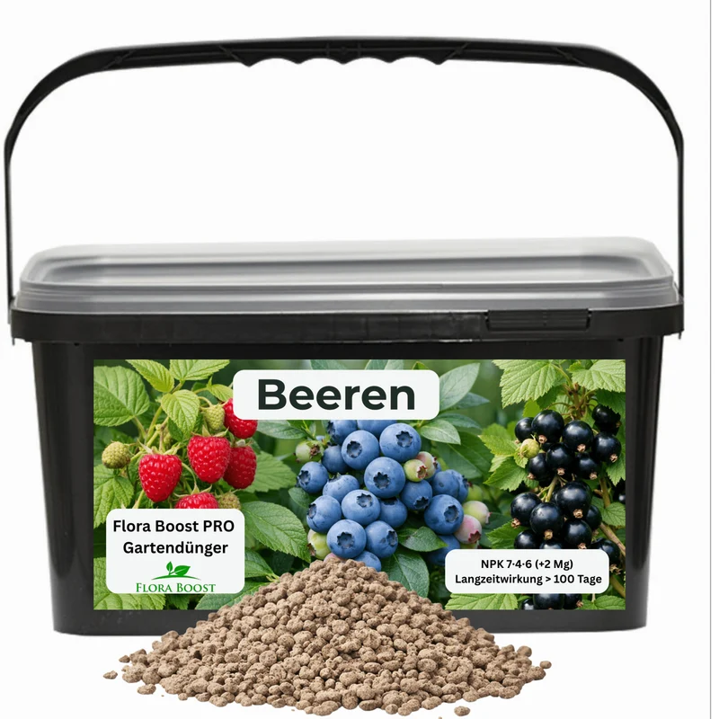 Beeren Dünger Langzeitwirkung | Flora Boost PRO NPK 7-4-6 für kräftige Pflanzen
