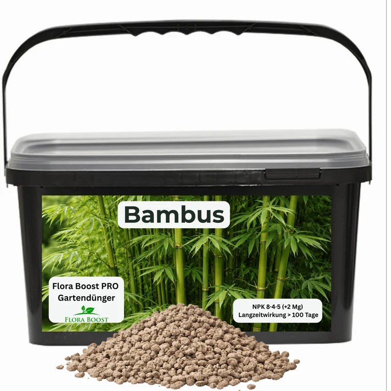 Bambus Dünger mit Langzeitwirkung für optimales Wachstum | Flora Boost PRO NPK 8-4-5
