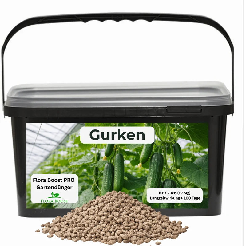 Gurken Dünger Langzeitwirkung | Flora Boost PRO NPK 7-4-6 für gesunde Pflanzen