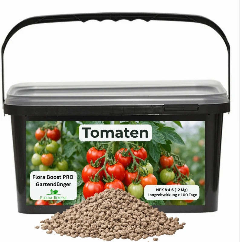 Tomaten Dünger Langzeitwirkung | Flora Boost PRO NPK 8-4-6 für gesunde Pflanzen