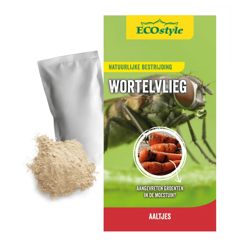 Aaltjes tegen larven wortelvlieg