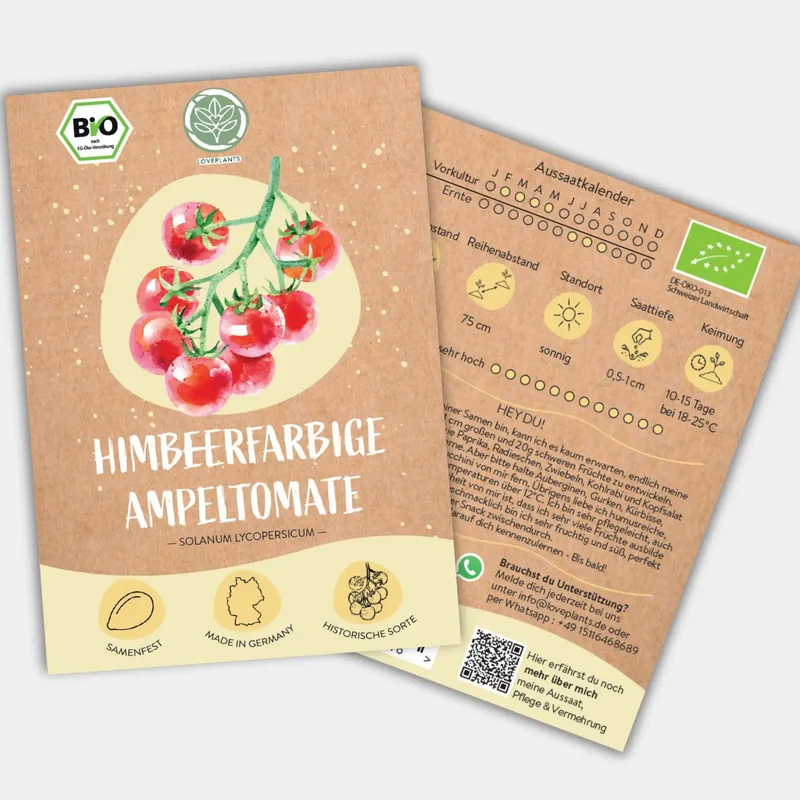 Bio Ampeltomate Himbeerfarbige Samen