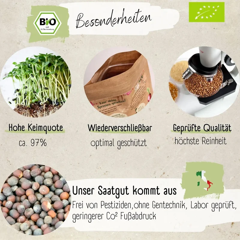Bio Brokkolisprossen Samen 200g