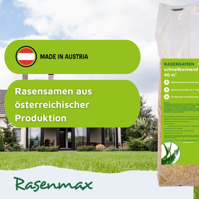 Rasenmax Rasensamen schnellkeimend 1 kg