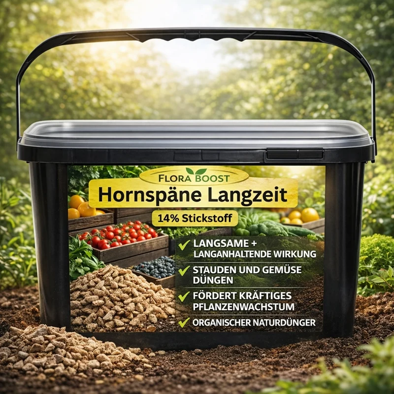 Hornspäne – organischer Stickstoffdünger von Flora Boost