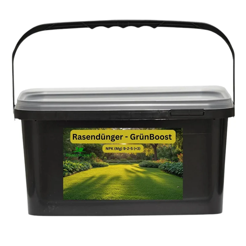 Rasendünger GrünBoost - Effektiver Rasendünger gegen Moos und Unkraut von Flora Boost