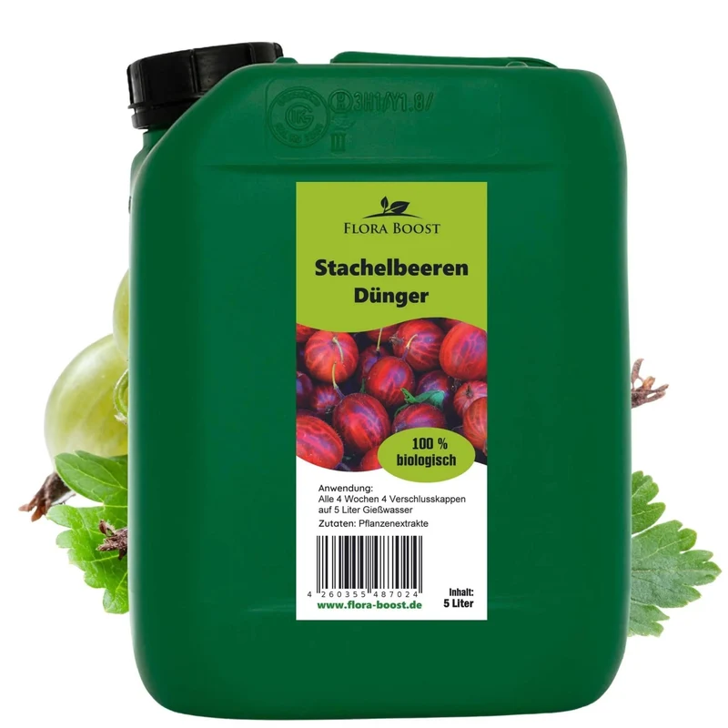 Stachelbeeren Dünger von Flora Boost für gesunde Pflanzen und ertragreiche Ernten