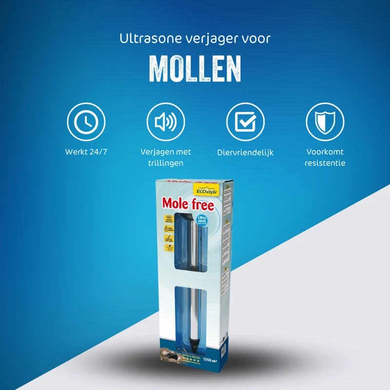 Mole free - Mollen verjager