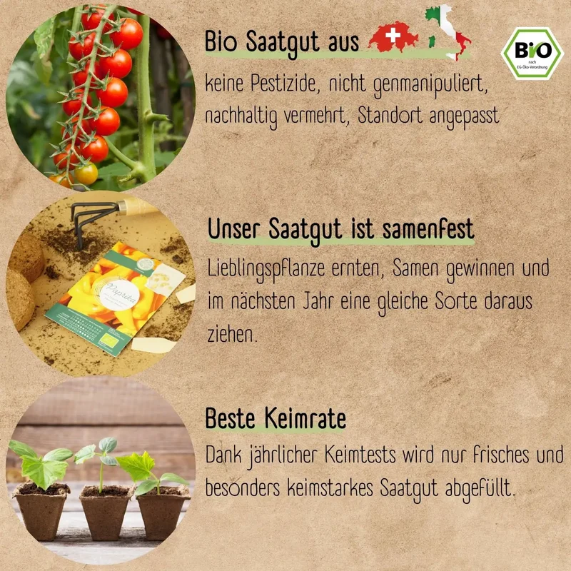 Bio Anzuchtset Gemüse
