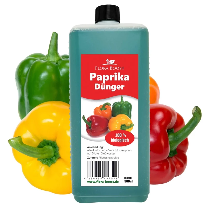 Paprika Dünger von Flora Boost - Hochwertigen Paprika Dünger kaufen