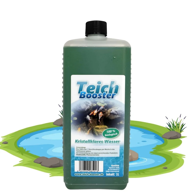 Teichpflanzen Dünger Klarwasser - Hochwertiger Dünger für gesunde Teichpflanzen von Flora Boost