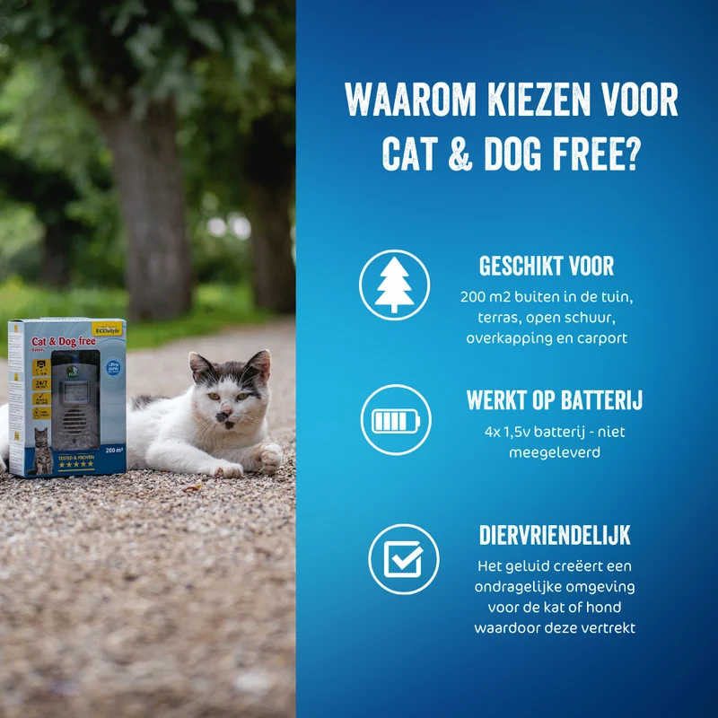 Cat & Dog free - Katten verjager
