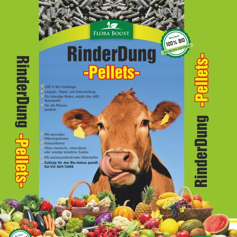 Rinderdung Pellets – natürlicher Langzeitdünger für Gartenpflanzen