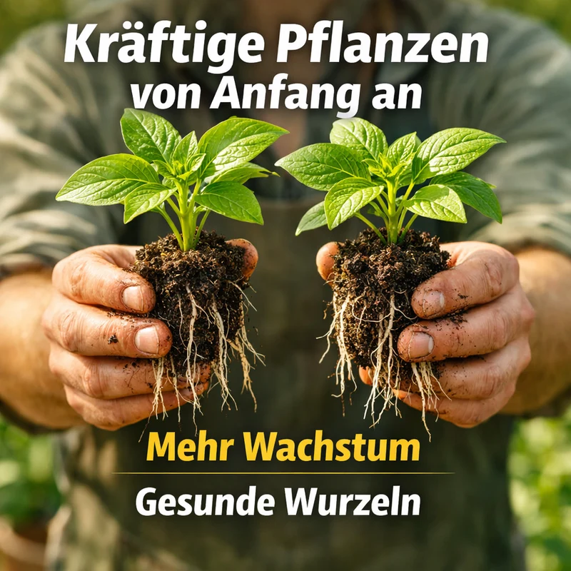 Jungpflanzen Dünger – Flüssigdünger für Anzucht & kräftige Wurzeln | Flora Boost