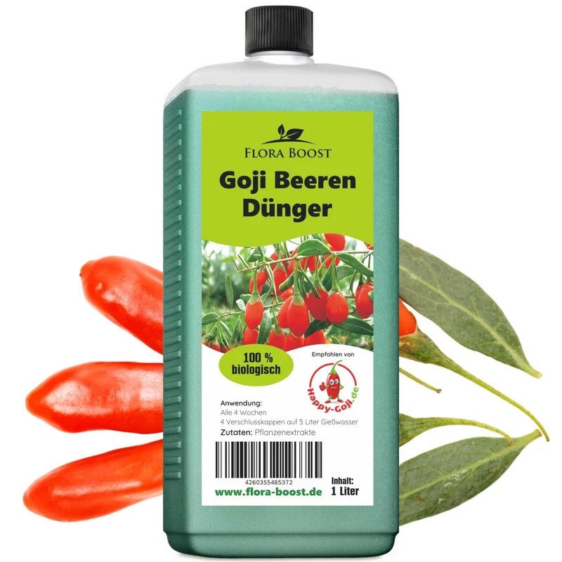 Goji Beeren Dünger für gesunde Pflanzen von Flora Boost