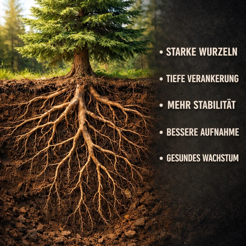 Koniferen Dünger von Flora Boost | 200L Ergiebigkeit | Für Thuja & Tannen