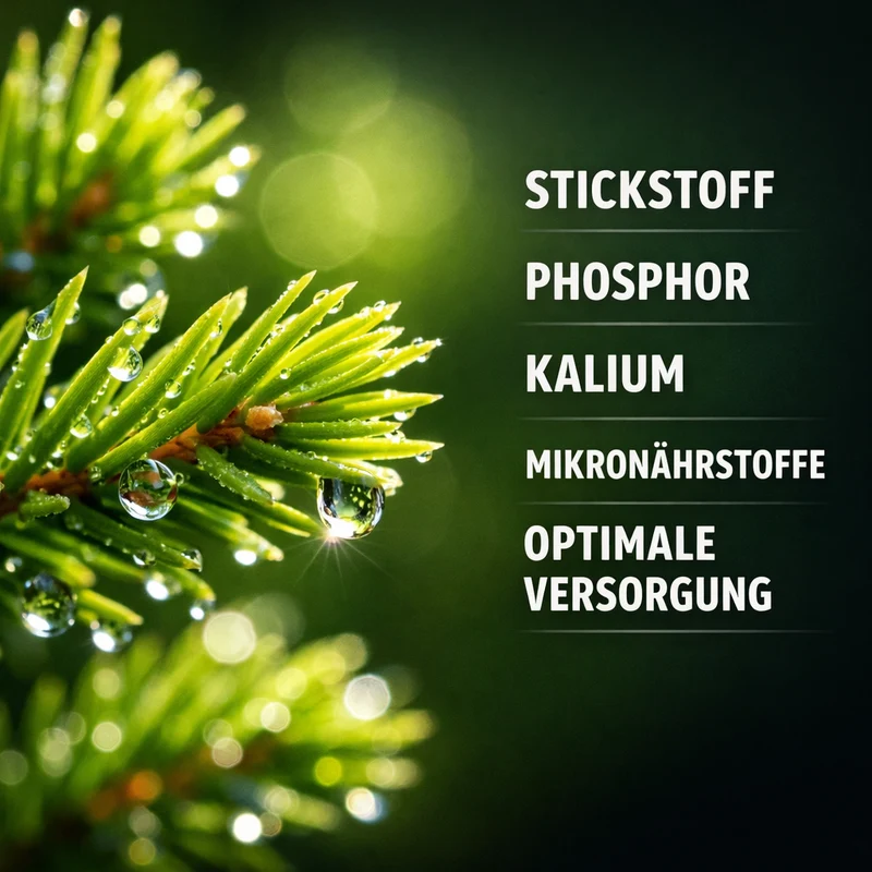 Koniferen Dünger von Flora Boost | 200L Ergiebigkeit | Für Thuja & Tannen
