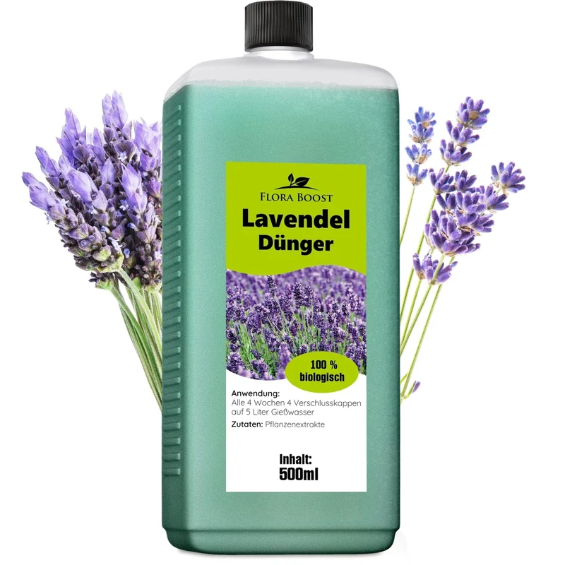 Lavendel Dünger von Flora Boost für gesunde Pflanzen und blühenden Garten