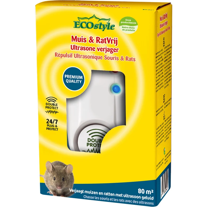Mouse & Rat free - Ultrasone muizenverjager en rattenverjager