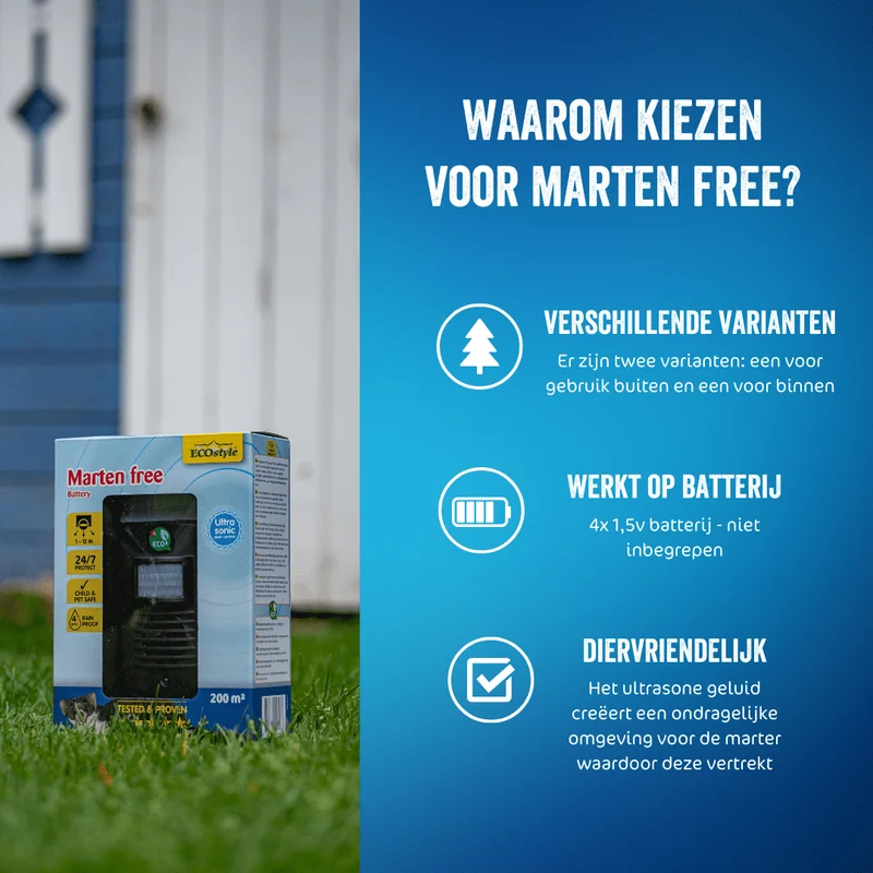 Marten free - Ultrasone marter verjager