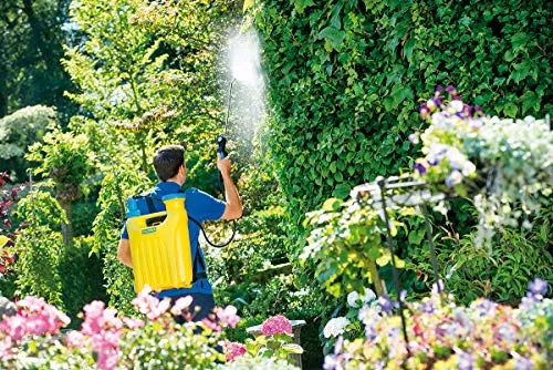 GLORIA Kolbenrückensprühgerät Hobby 1800 | 18 L Gartenspritze | Rückenspritze mit Druckregler | Gepolsterte Schultergurte + Beckengurt