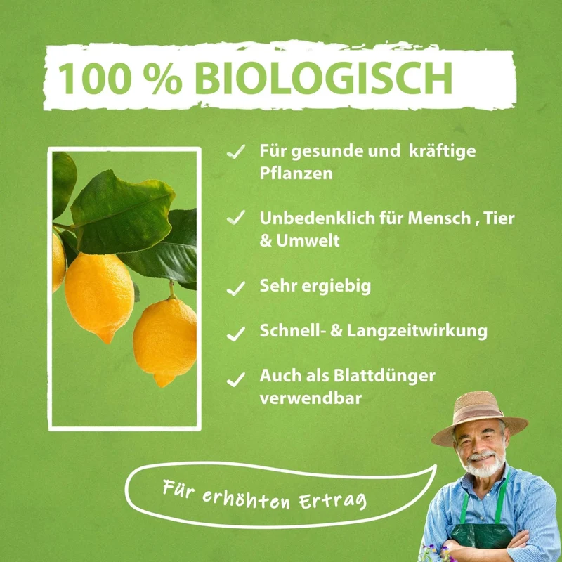 Zitrusdünger von Flora Boost für Zitruspflanzen