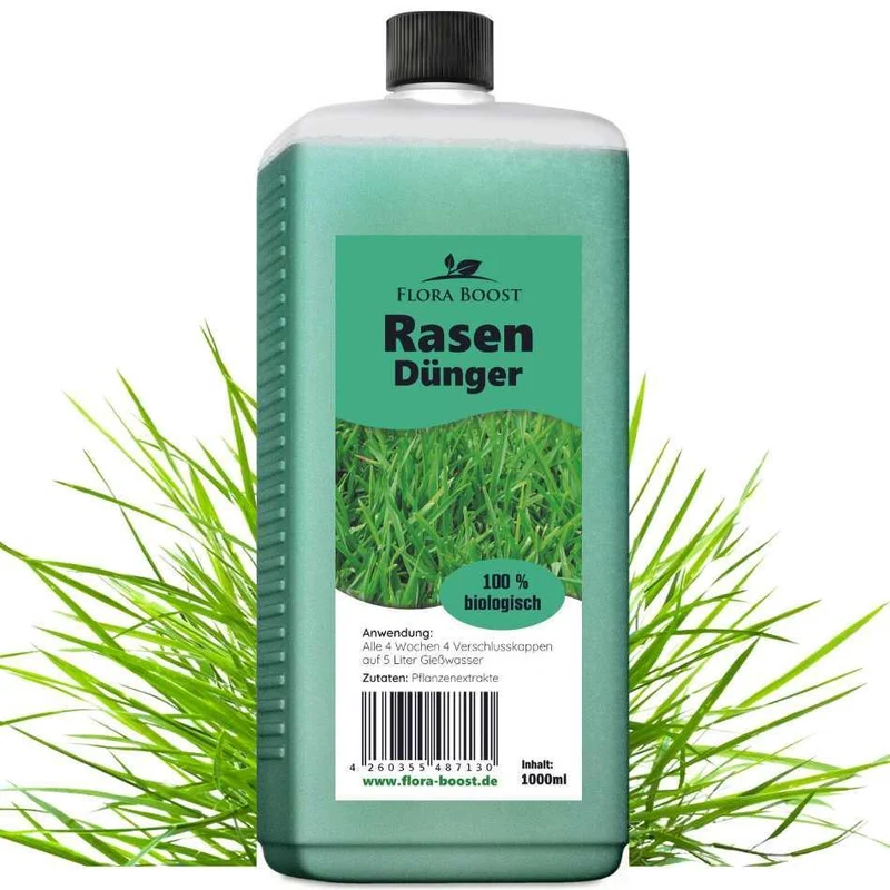 Rasendünger für Bewässerungsanlagen - Effektiver Nährstofflieferant von Flora Boost