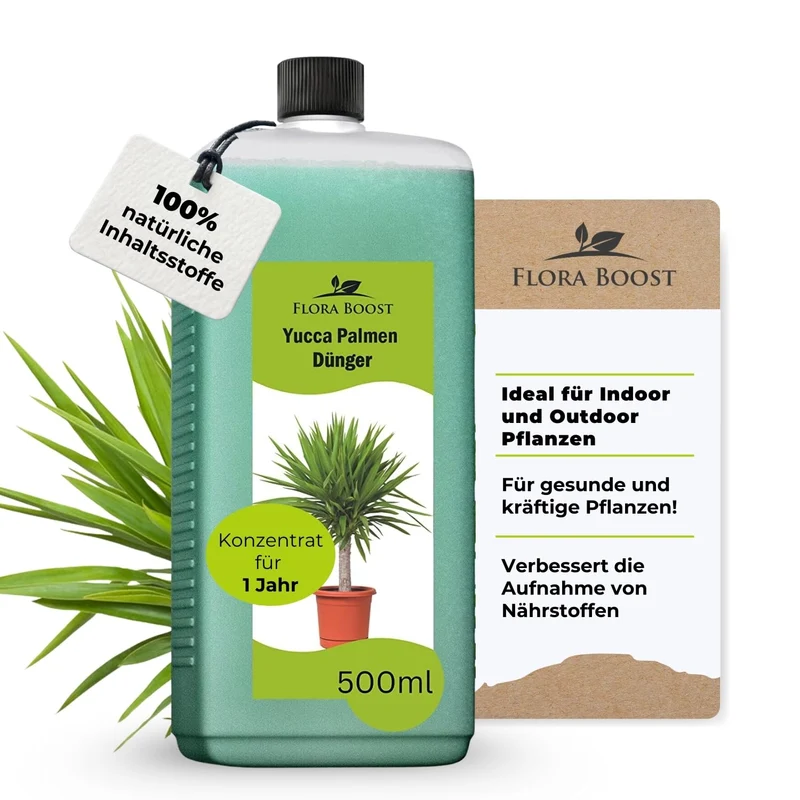 Yucca Palmen Dünger von Flora Boost für gesundes Wachstum und pralle Blätter