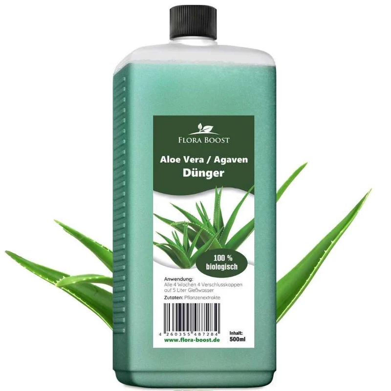 Aloe Vera Dünger von Flora Boost für gesunde Pflanzen und reichhaltige Ernte