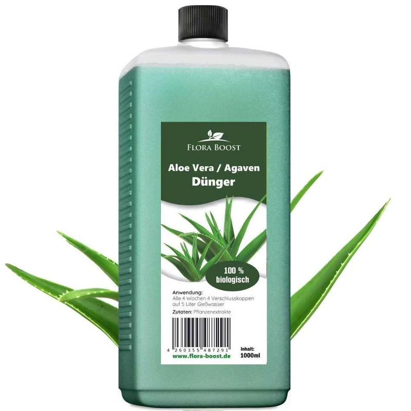 Aloe Vera Dünger von Flora Boost für gesunde Pflanzen und reichhaltige Ernte