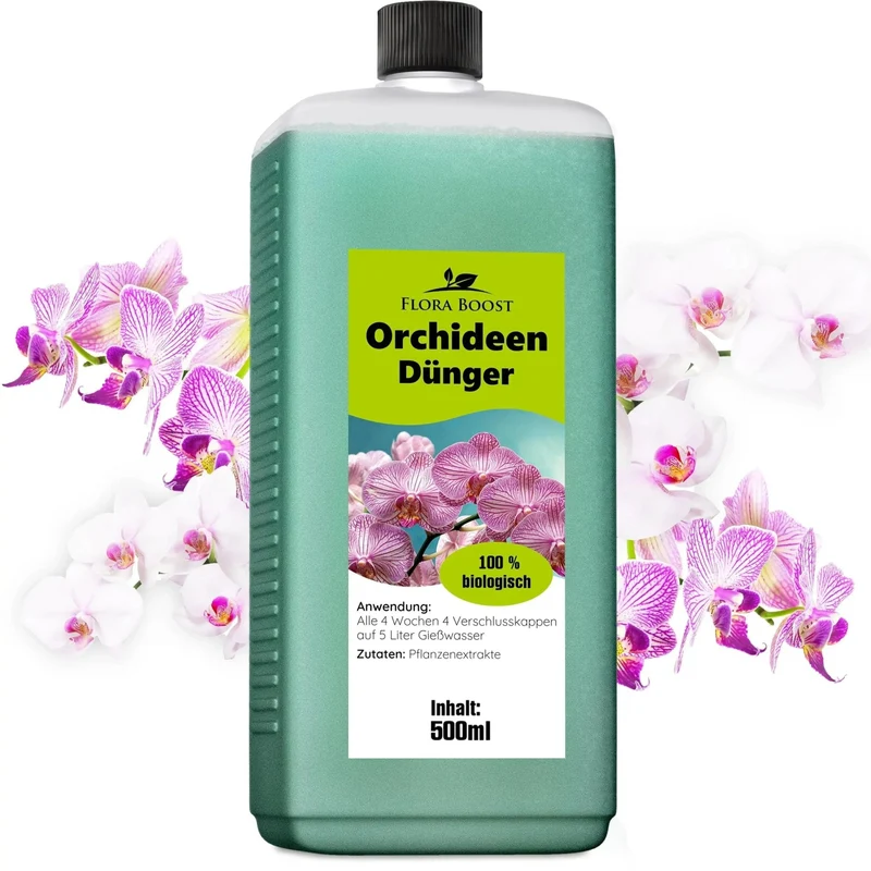 Orchideen Dünger von Flora Boost für gesunde und blühende Pflanzen