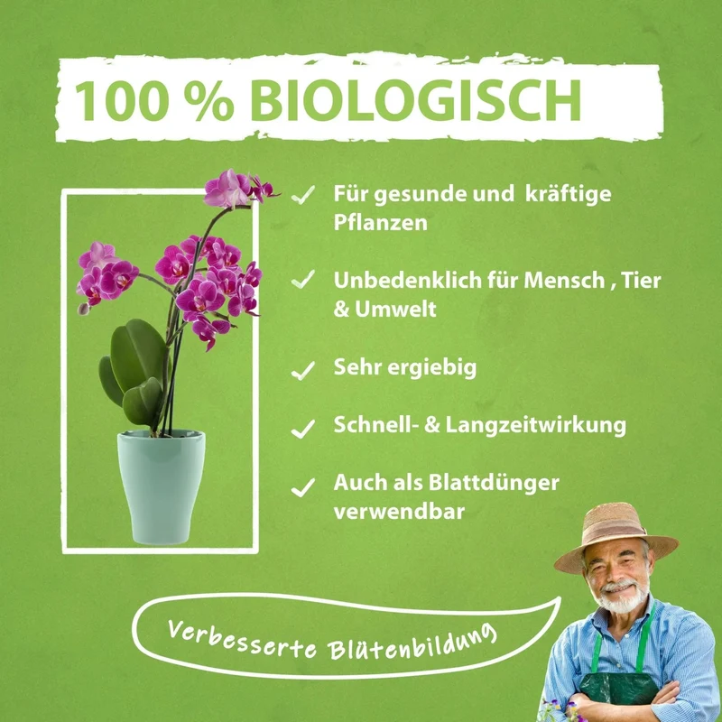 Orchideen Dünger von Flora Boost für gesunde und blühende Pflanzen