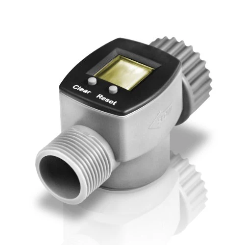 Bradas digitaler Wasserzähler, grau, 9 x 4 cm