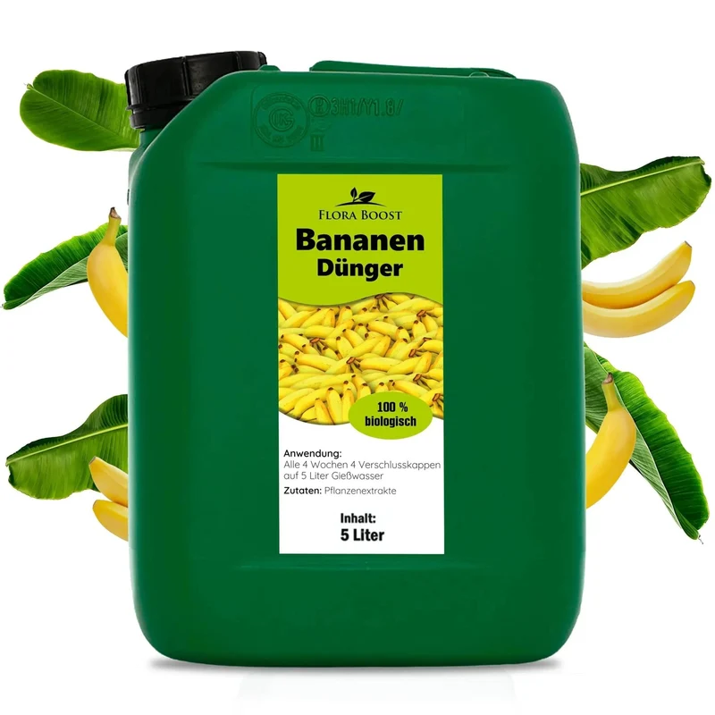 Bananenpflanzen Dünger von Flora Boost für kräftige Bananenpflanzen - Optimaler Bananenpflanzen Dünger
