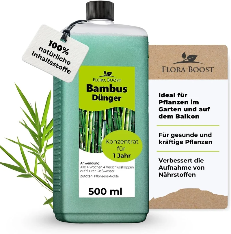 Bambus Dünger Flora Boost für gesunde und prächtige Bambuspflanzen